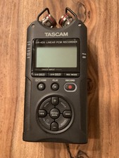 Tascam DR-40X Tragbarer Vierspur-Audiorecorder +2x t.bone CC100RC Phantomadapter