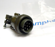 7-pol Amphenol MIL Kabel-Stecker MS3106F 16S-1P, NOS
