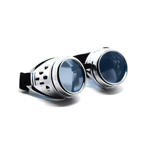 Steampunk brille silber mit - steampunk,