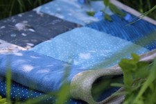 Babydecke baumwolle patchwork - babydecke,