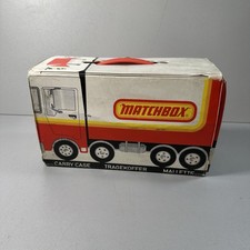 Matchbox Koffer Carry Case Mallette im LKW Design von 1979 Tragekoffer Vintage