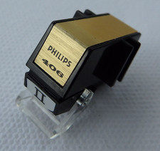 Philips GP 406 II - 1/2" Tonabnehmer System + Nachbau Diamant Nadel D 65 - TOP