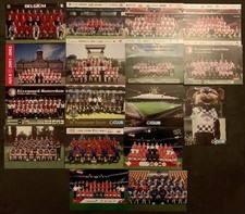 Sammlung Mannschaftskarten Ajax Amsterdam Feyenoord Rotterdam Grasshoppers Graz