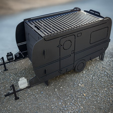 Feuertonne Feuerkorb Wohnwagen Camper Grill  Stecksystem Personalisierbar