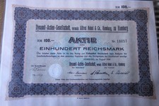 Aktie Dynamit- Nobel 1928 -