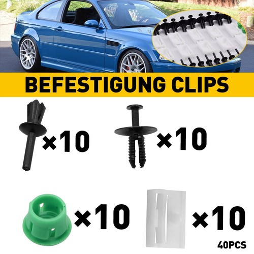 40x spreiznieten clips - 40x,