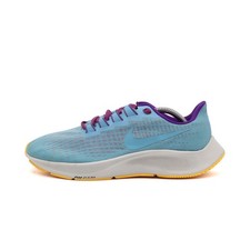 Nike Damen Pegasus 38 Sneaker Blau/Lila/Gelb Mesh Low-Top Zoom Laufschuh EU 40