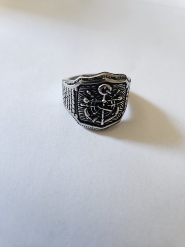 Edelstahl herrenring anker - herrenring,