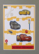 Cars Karte Disney Motiv Autos