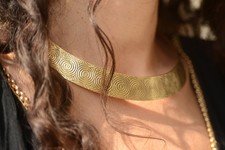 Halsreif Choker Necklace Brass