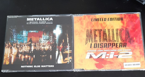 Metallica cd singles - 2, cd-singles
