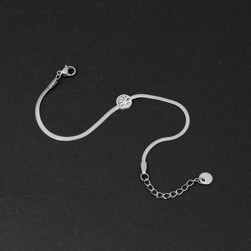 Edelstahl armband silberfarben - edelstahl,