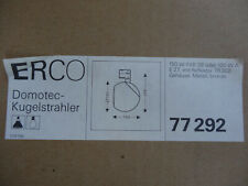 Erco Strahler 77292 bronze Domotec-Kugelstrahler E27 für PAR38 auch LED möglich
