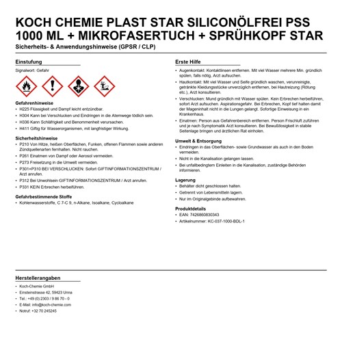 Koch chemie plast star - koch,