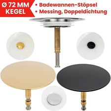 Badewannenstöpsel Messing