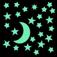 25 mittelgroße Leuchtsterne