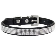 Hundehalsband mit strasssteine - hundehalsband,