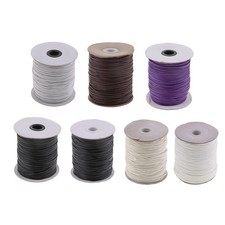 Leinenschmuck Halskette, 170 m gewachste Baumwollschnur, 1,5 mm