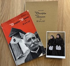 Deutsche Bauern Im Banat, 1. Aufl. 1939 und Postkarte „Banater Schwaben“