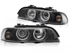 Xenon Angel Eyes Scheinwerfer für BMW 5er E39 Facelift (LCI) 00-03 schwarz