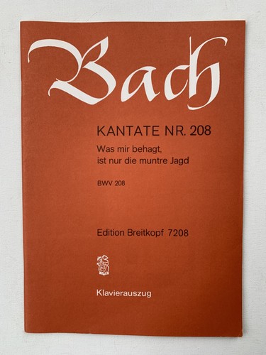 Noten bach kantate nr - bach.,