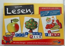 Noris 606076340 Spaß am Lesen, Kinder Lernspiel zum Lesenlernen, Wort, ab 5 Jahr