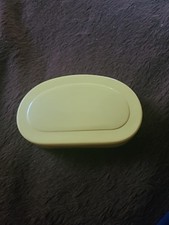 DDR Brotdose,Brotbüchse VEB Haushaltplast Dresden Gelb