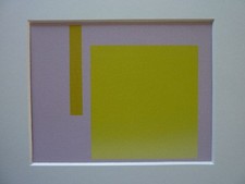 RUPPRECHT GEIGER - Farbige Druckgraphik 2016 "Metapher Zahl 4" !!