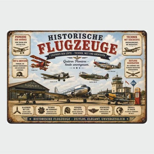 Blechschild historische - blechschild,