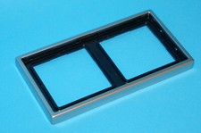 Jung LS 990 Edelstahl 2-fach