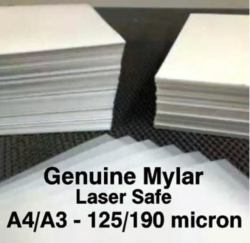 Mylar schablonenblätter leer - ,