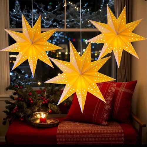 Weihnachtsstern papier 45cm - weihnachtsstern,
