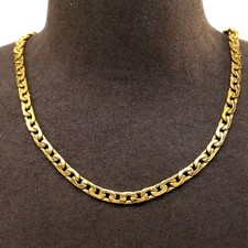 Kette Flachpanzer 333/- 8k Gelbgold ca. 45 cm, 3,9 mm 709