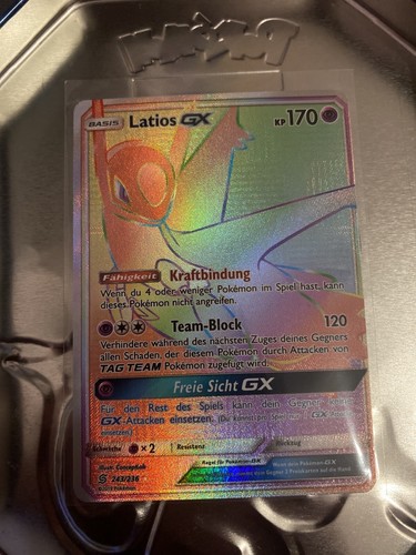 Latios pokémon karte - gx, mint