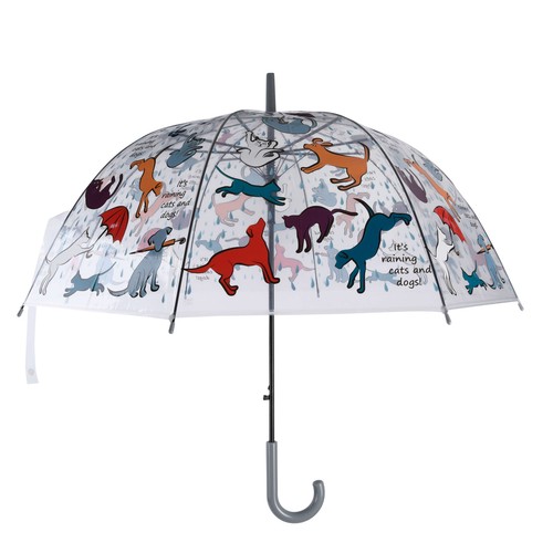 Transparenter regenschirm mit - regenschirm,