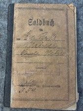 Soldbuch 1 Weltkrieg