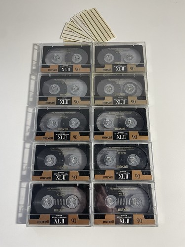 10x maxell 90 - xl, ii