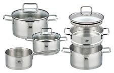 ELO Smart Steam Topf-Set 5-teilig Topf Kochtopfset Kochtopf-Set Edelstahl