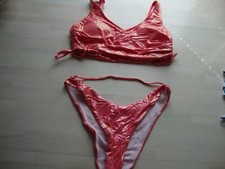 Wetlook Glanz Bikini Bademoden Gr. L 40 ungetragen