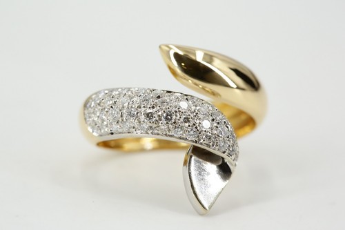 Brillant ring 750 - 1,00, ct.