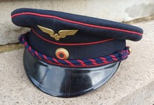 DR B + V Schirmmütze eines Eisenbahners von 1951 bis 57, Größe: 56