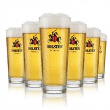6x Holsten Bierglas 0,3l Willi