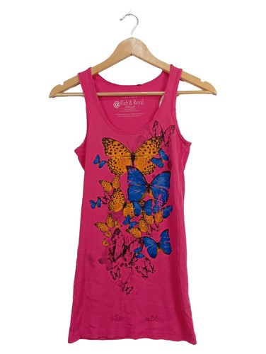 Rich royal top - &, pink