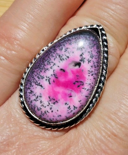 Dendriten opal ethno - dendriten, ring
