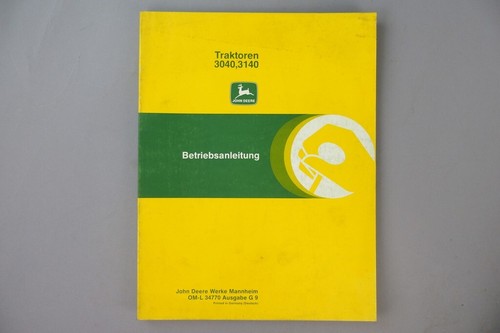 Orig betriebsanleitung john - orig.,