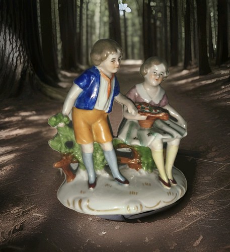 Porzellanfiguren bub mit - bub,