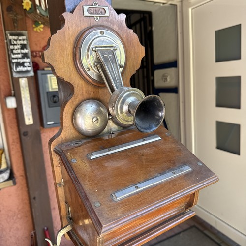 Uralt wandtelefon 1900 telefon - uralt,