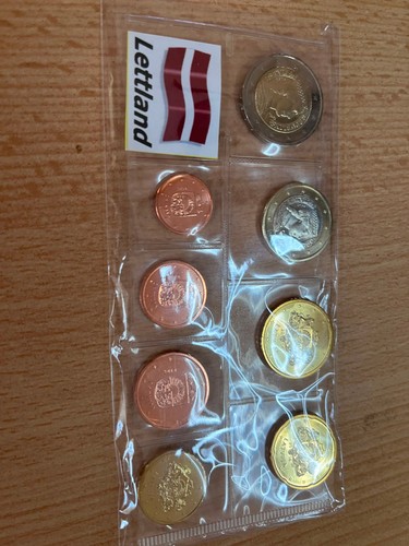 Lettland euro münzsatz - euro,