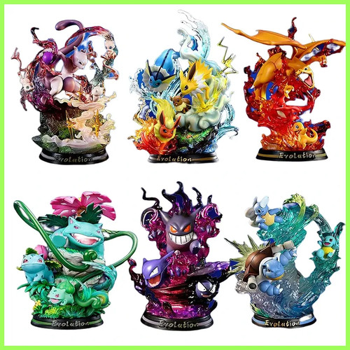 Pokemon figuren set evolution - pokemon,