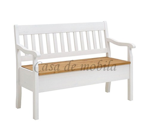 Sitzbank 131cm holz kiefer - 131cm,